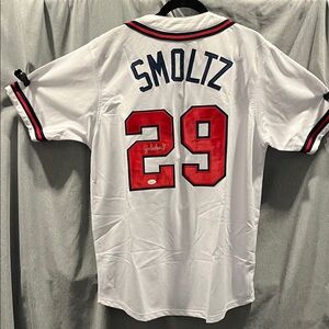 Autographed John Smoltz Atlanta Jersey with JSA authentication